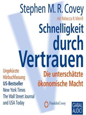 cover image of Schnelligkeit durch Vertrauen